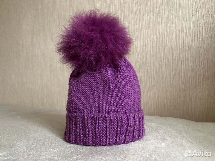 Шапка с шарфом