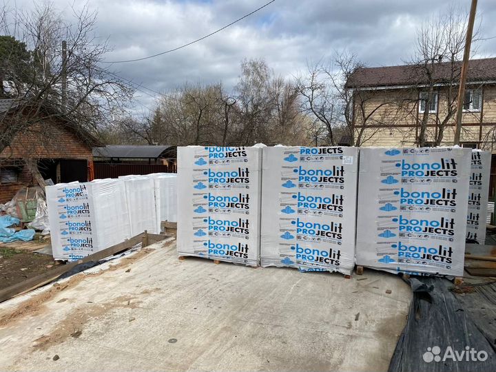 Строительные и перегородочные блоки Бонолит