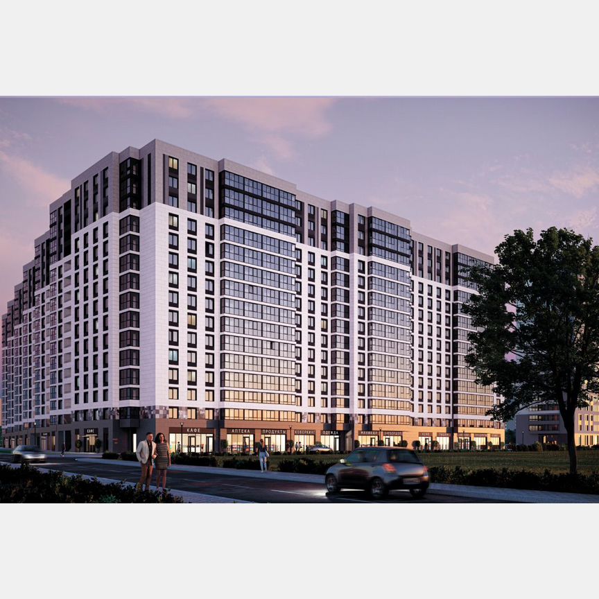 2-к. квартира, 58,4 м², 16/16 эт.