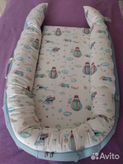 Кокон для новорожденных гнездышко 80 см