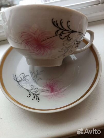 Чайная пара песочное 1960 г