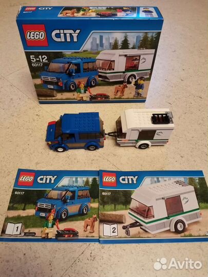 Lego City фургон+прицеп