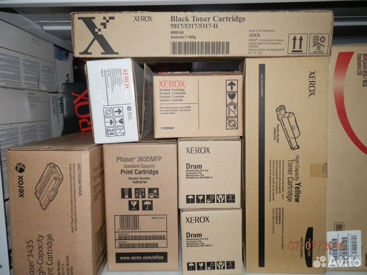 Картриджи Xerox 3500/3150/3435/5500/5915/118