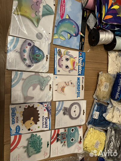 Фольгированные шары 3д сферы конфетти