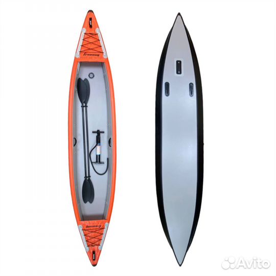 Каяк надувной двухместный 410см комплектация макси