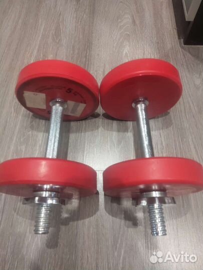 Гантели разборные