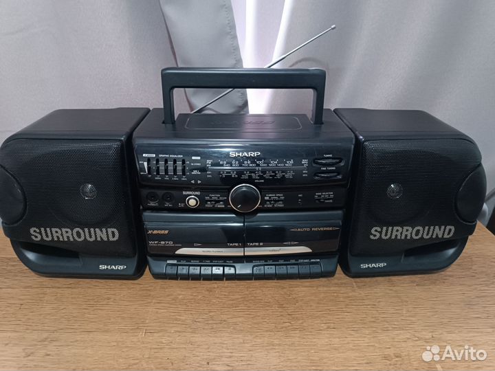 Магнитола магнитофон Sharp WF-970