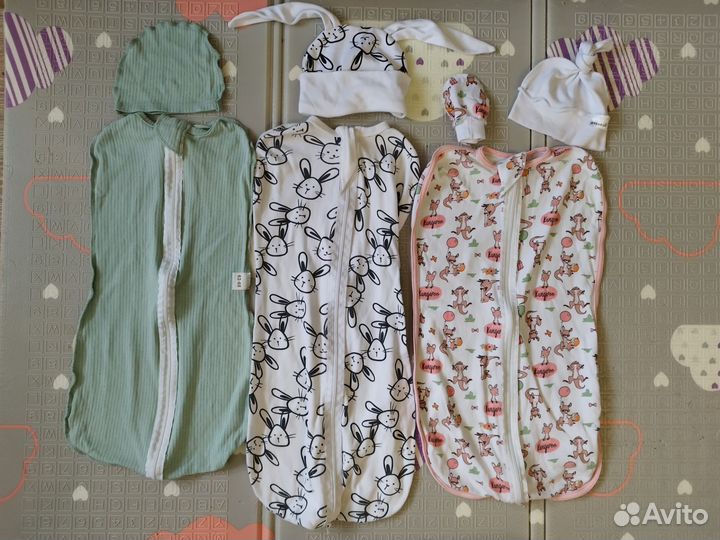 Пелёнки кокон на молнии