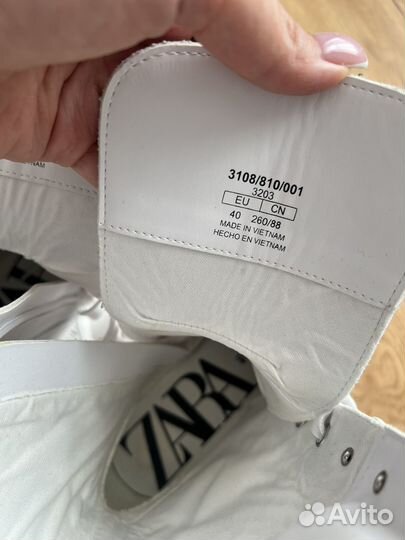 Кожаные ботинки берцы zara