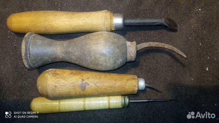 Лапы сапожные ножницы, шило, гвоздодер, молоток