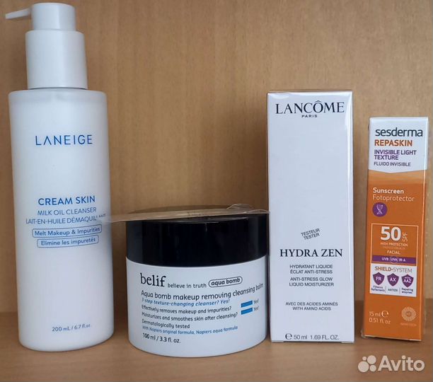 Уход Clarins,Laneige,Lancome,Sesderma,belif