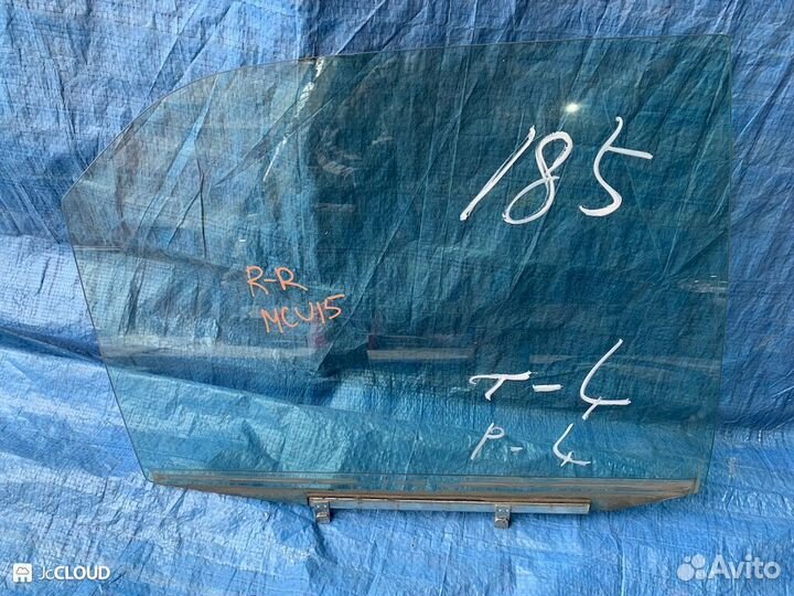 Стекло двери на toyota harrier MCU15 1mzfe