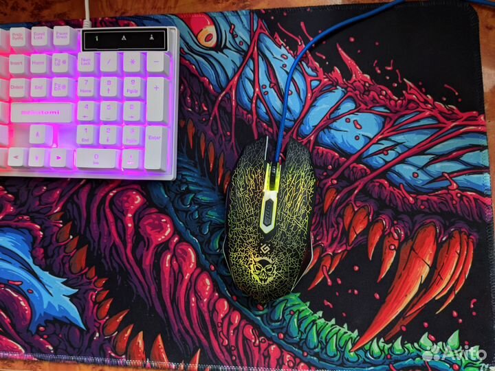 Клавиатура,Коврик для мыши,Мышь Проводная