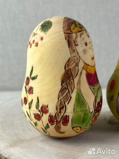 Новая музыкальная неваляшка из дерева