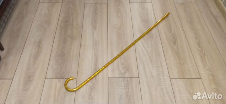 Трость для восточных танцев золотистая