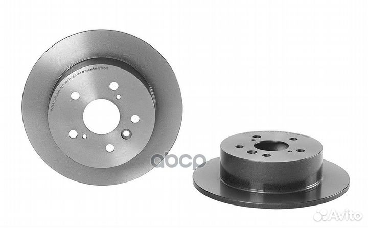 Диск торм. зад.281x10 5отв 08.B566.11 Brembo