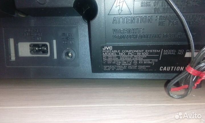 Ретро магнитола JVC PC-W100-Япония