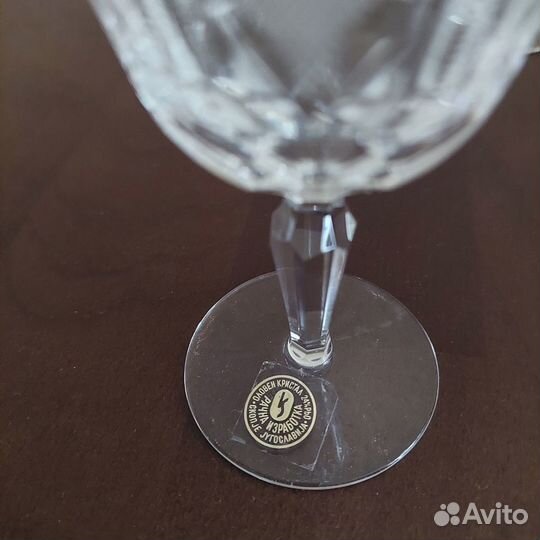 Рюмки хрустальные 8 шт.Югославия