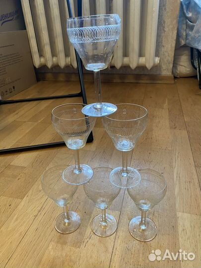 Фужеры хрустальные СССР