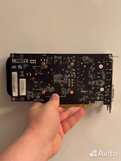 Видеокарта GeForce GTX 1050ti 4gb palit dual OC