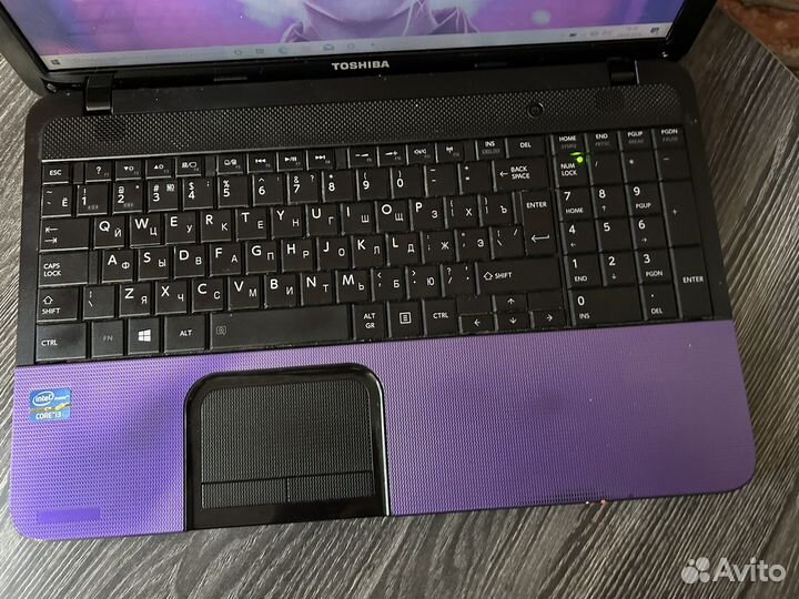 Стильный toshiba intel i3 3210m/Озу 4Gb/ SSD240Gb