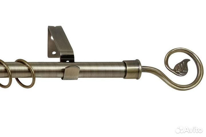 Карниз для штор раздвижной однорядный 