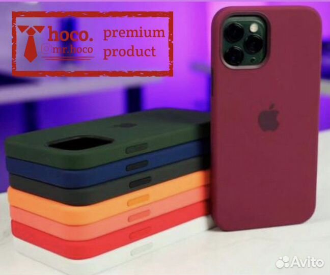 Silicone case / чехол Apple (все модели)