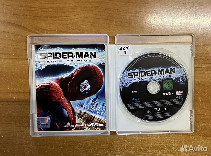 PS3 Spider-Man the Edge of Time (лот 3)