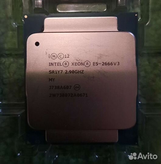 Процессор Intel Xeon E5-2666v3 и др