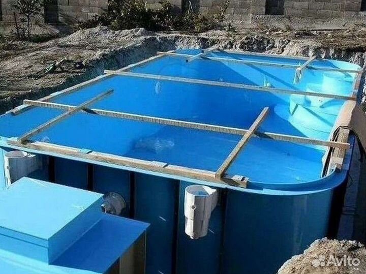 Пластиковый бассейн