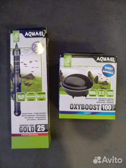 Аквариумы прямоугольный и круглый+ комплектующие