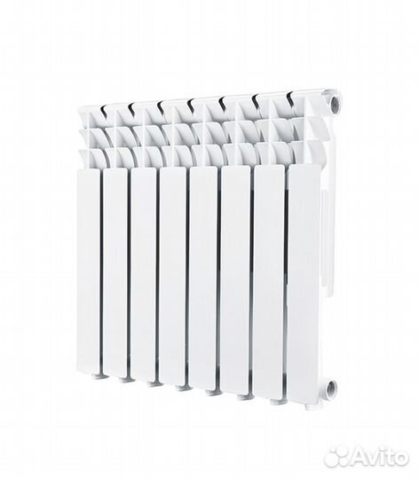 Радиатор алюминиевый 500 мм 8 секций 1 боковое под