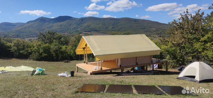 Палатка глемпинг шатер сафари-тент 4*6,22м