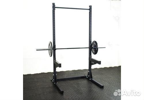 Стойка для штанги с турником и упорами