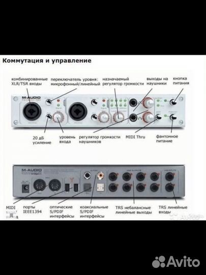 Звуковая карта M-Audio FireWire 410