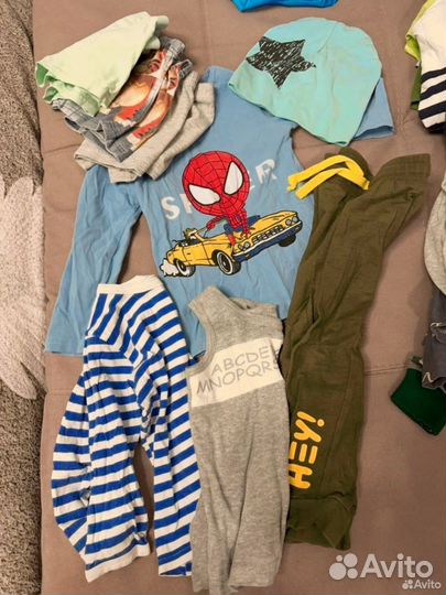 Вещи пакетом на мальчика 86-92