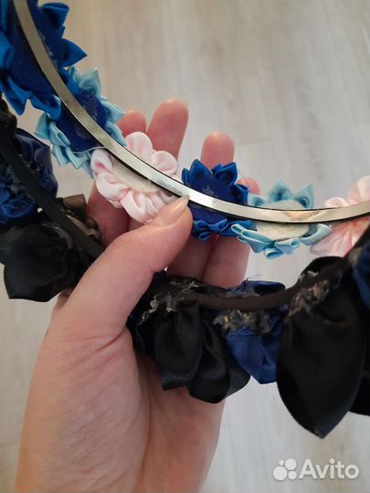 Ободок для волос ручной работы