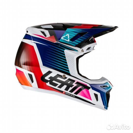 Кроссовый шлем Leatt 8.5 V22 + очки Velocity 5.5