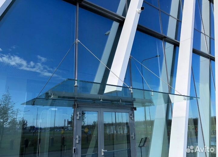 Фасадное остекление, витражное остекление