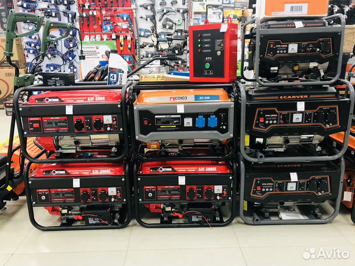 Бензиновый генератор Huter 6500L