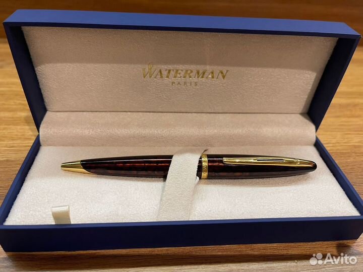 Шариковая ручка Waterman Carene, Marine Amber GT