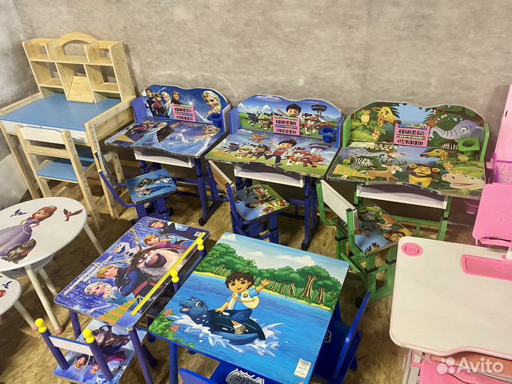 Детский стол парта со стульчиком