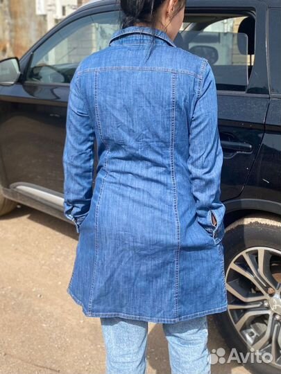 Джинсовое платье