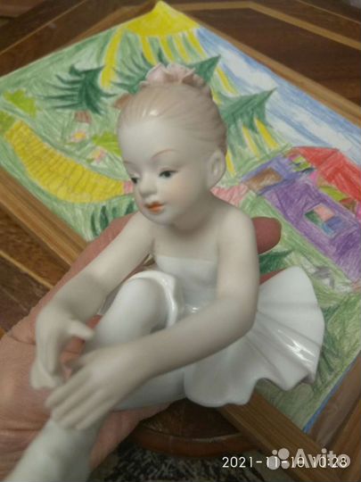 Статуэтка.Юная балерина.Фарфор