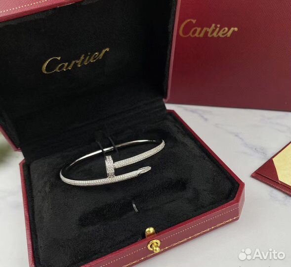 Браслет Cartier гвоздь в камнях