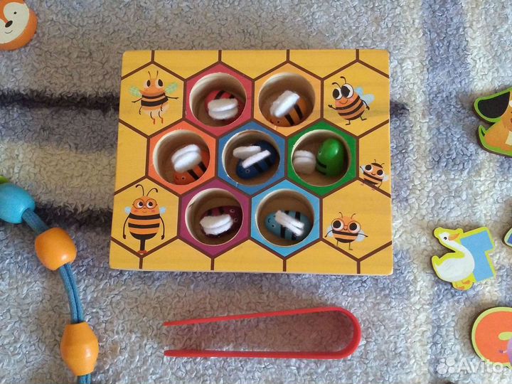 Развивающие деревянные игрушки