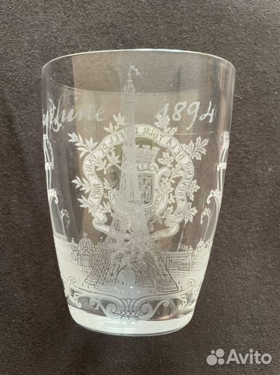 Антикварный хрустальный стаканчик