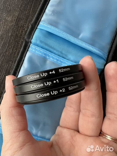 Макрокольца Макрофильтры 52 mm +1,2,4