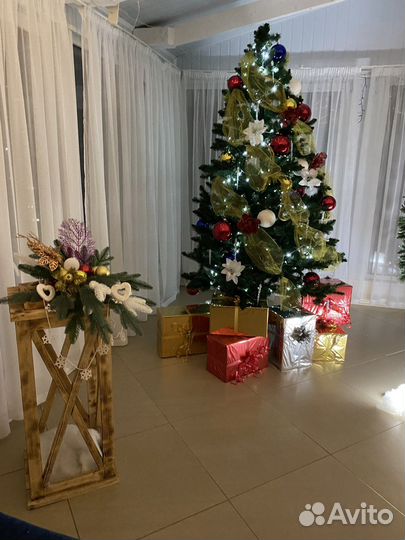 Фонарь деревянный