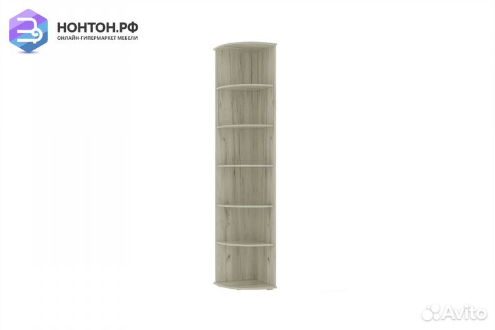 Угловое завершение Ева NEW дуб крафт белый